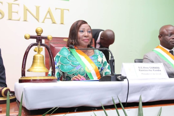 Côte d'Ivoire. Kandia Camara présidente du Sénat