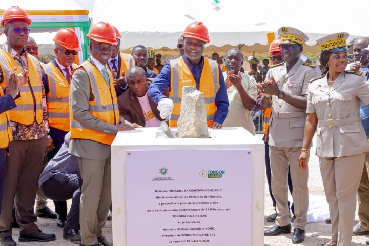 Côte d’Ivoire : une centrale solaire de 52 MWc en construction à Tongon