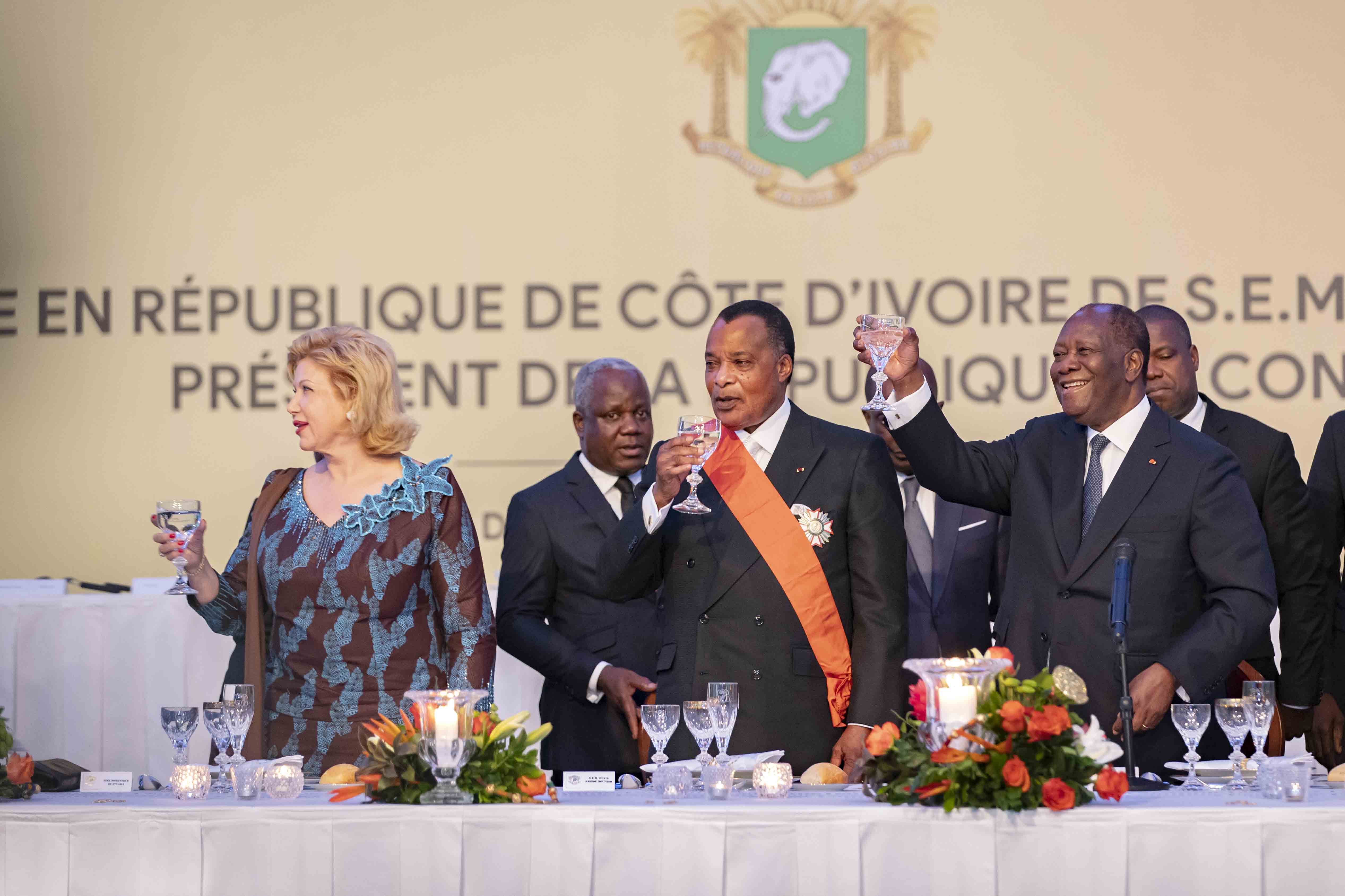 Côte dIvoire retour en images sur le dîner officiel offert en l